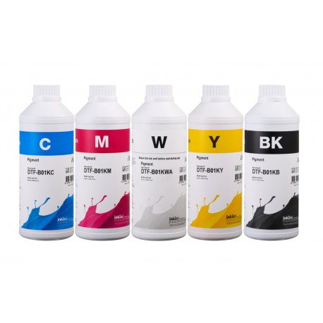 Set 5L cerneală de transfer textil DTF Inktec 5L
