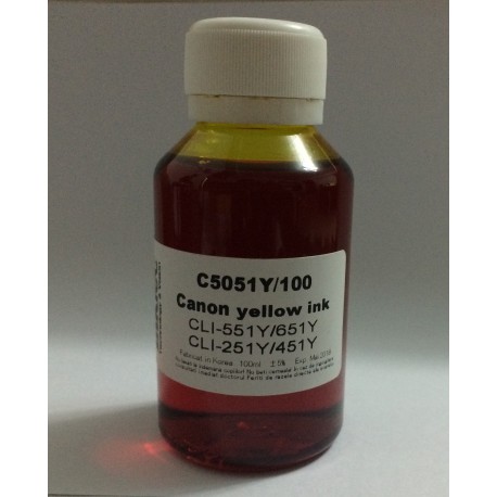 YELLOW DYE CANON 100 ml